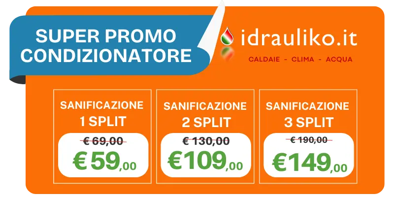 revisione condizionatore o climatizzatore in promozione